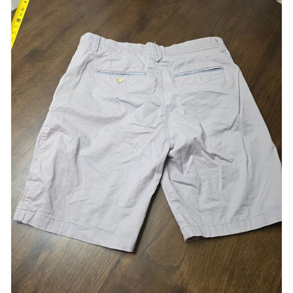 Smith & Mills Mens Chino Shorts Size 34 Light Beige Cotton Blend Tailored Fit - Picture 8 of 9